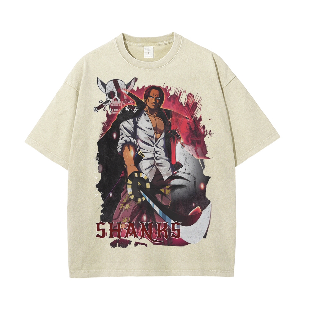 Shanks Vintage Oversized T-Shirt | One Piece-Teegamechanger