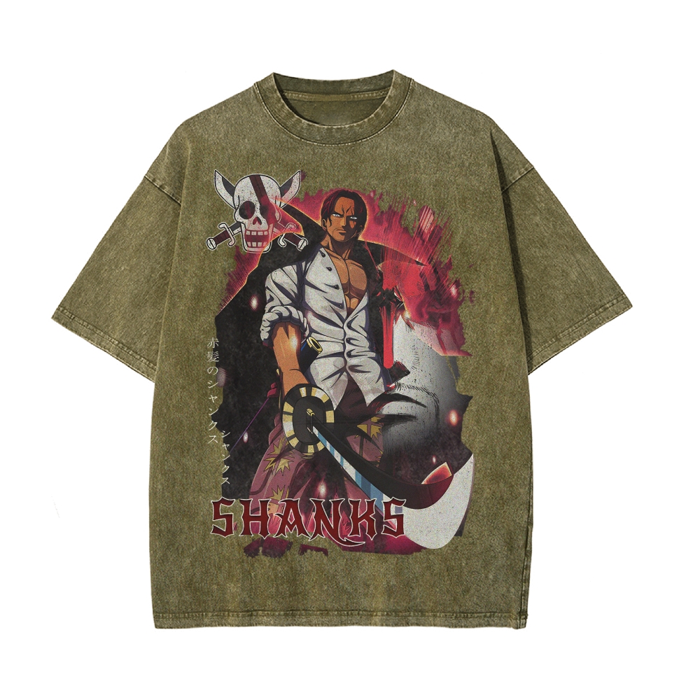 Shanks Vintage Oversized T-Shirt | One Piece-Teegamechanger