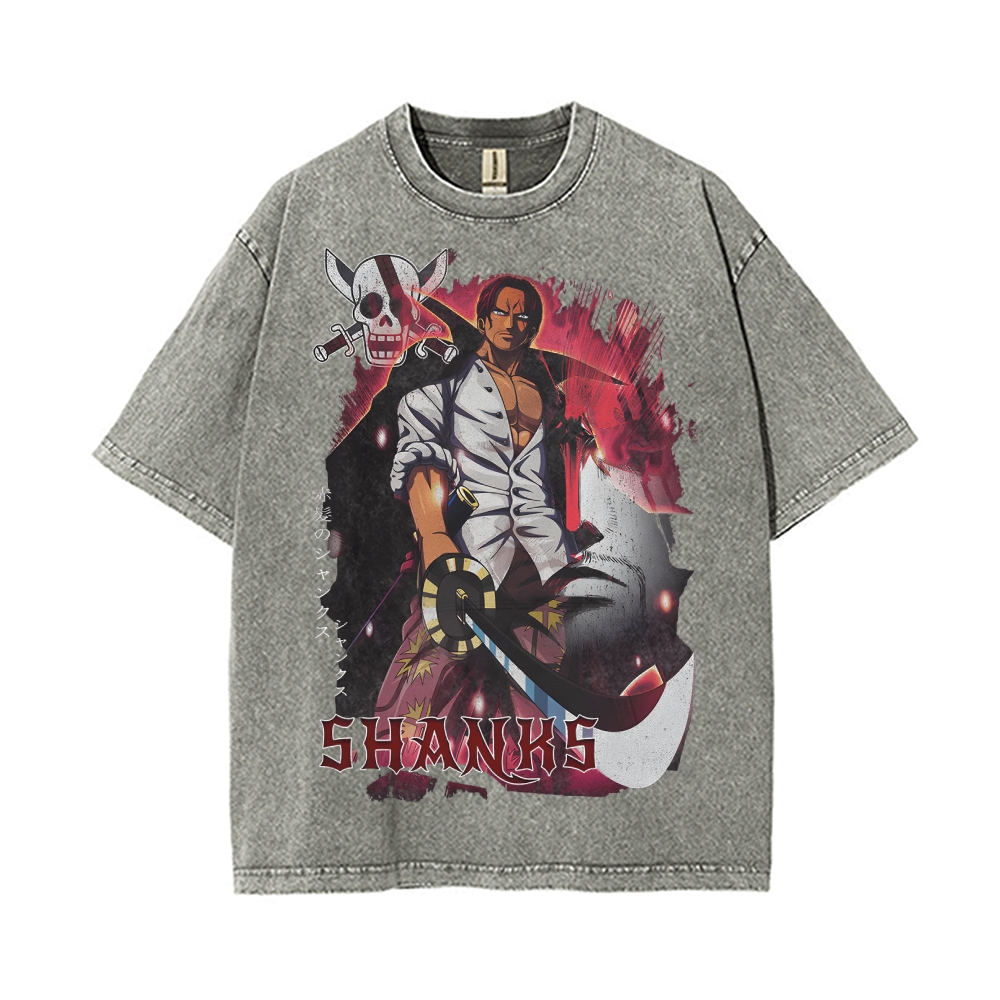 Shanks Vintage Oversized T-Shirt | One Piece-Teegamechanger