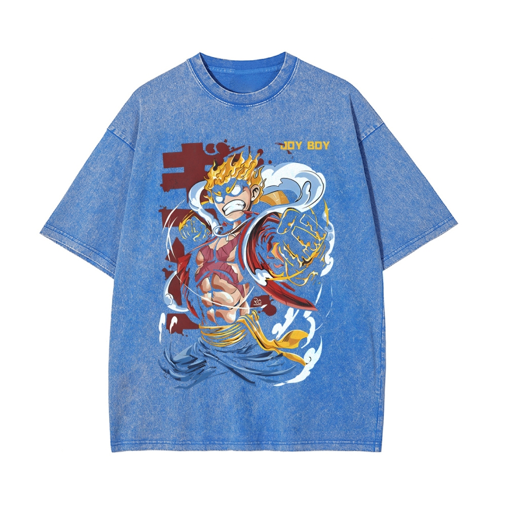 Luffy Vintage Oversized T-Shirt | One Piece-Teegamechanger