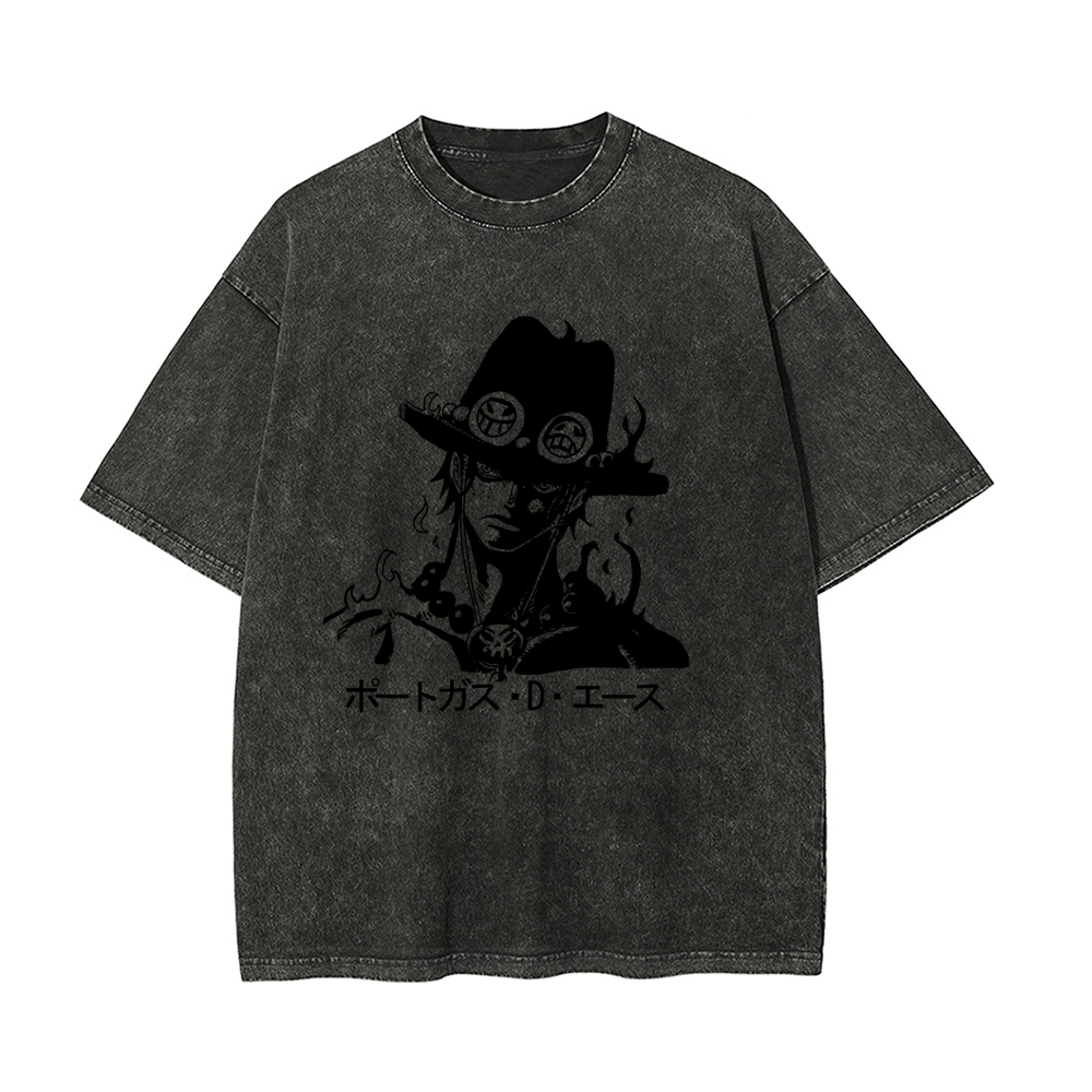 Ace Vintage Oversized T-Shirt | One Piece-Teegamechanger