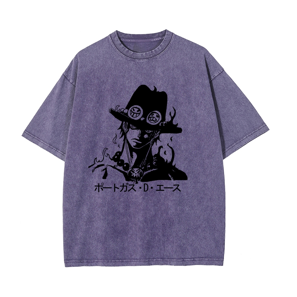 Ace Vintage Oversized T-Shirt | One Piece-Teegamechanger