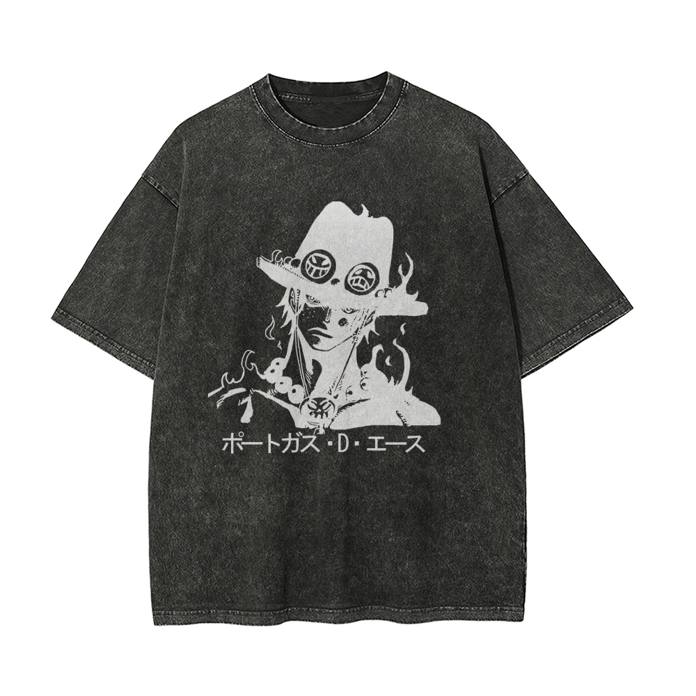 Ace Vintage Oversized T-Shirt | One Piece-Teegamechanger
