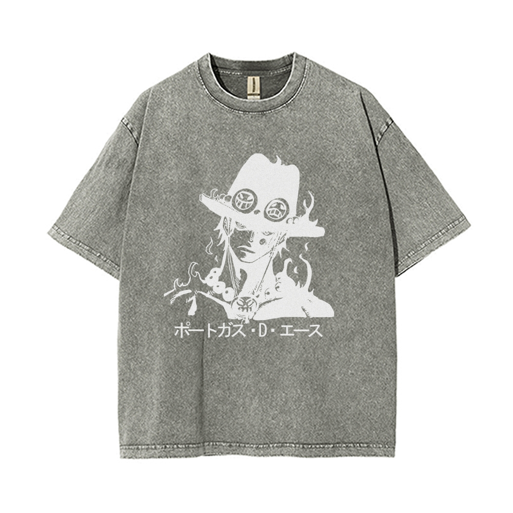Ace Vintage Oversized T-Shirt | One Piece-Teegamechanger