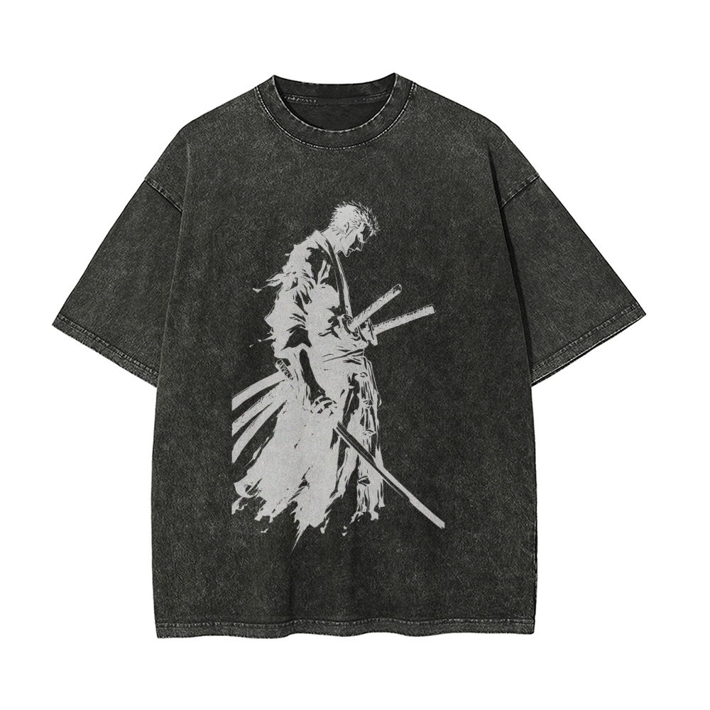 Zoro Vintage Oversized T-Shirt | One Piece-Teegamechanger