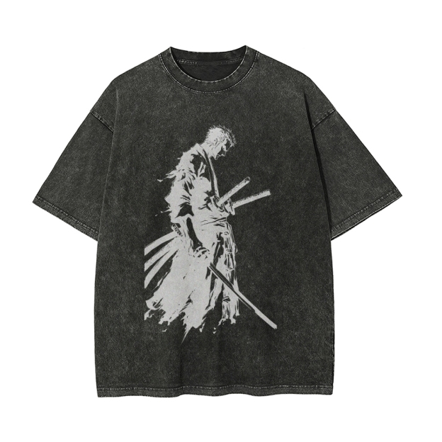 Zoro Vintage Oversized T-Shirt | One Piece-Teegamechanger