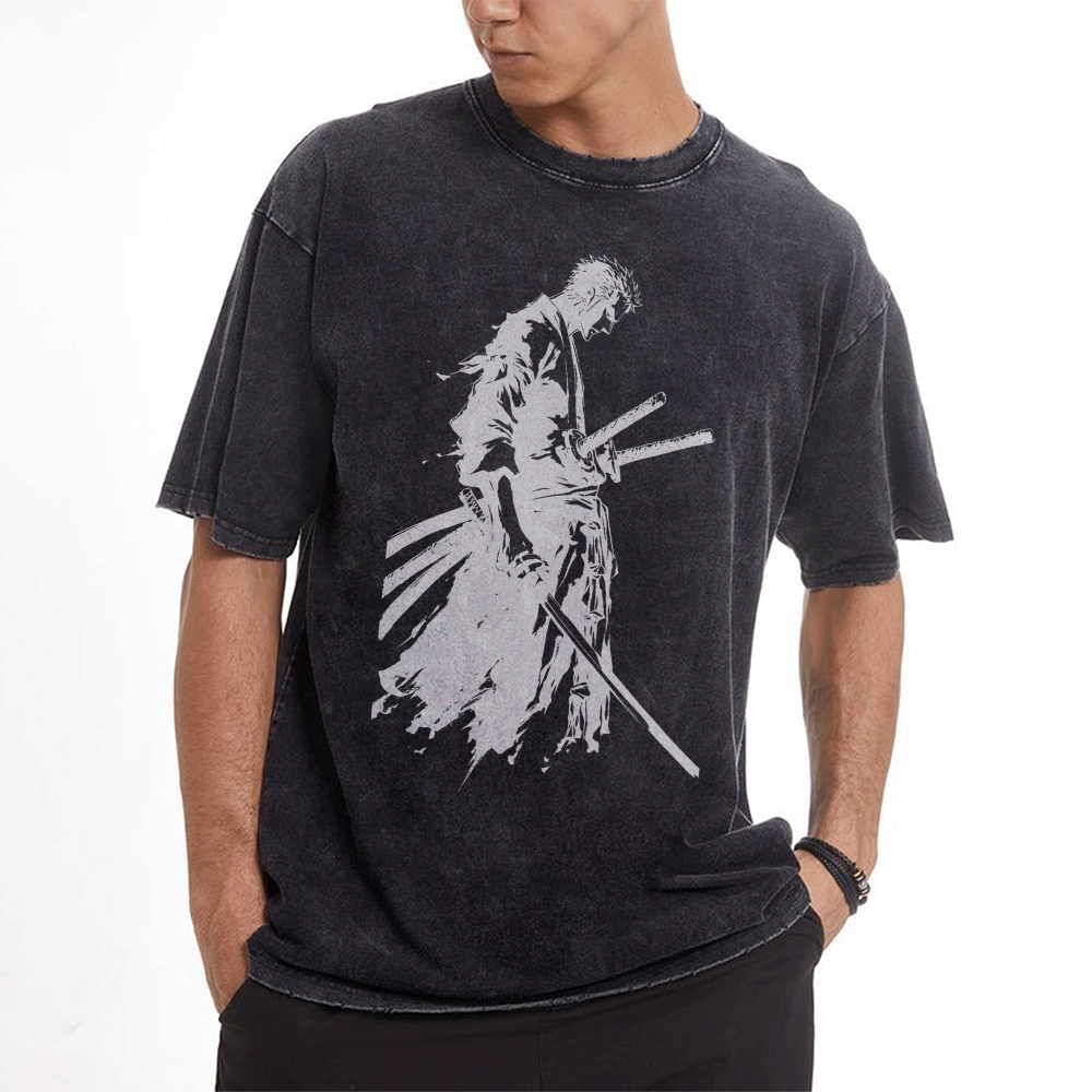 Zoro Vintage Oversized T-Shirt | One Piece-Teegamechanger
