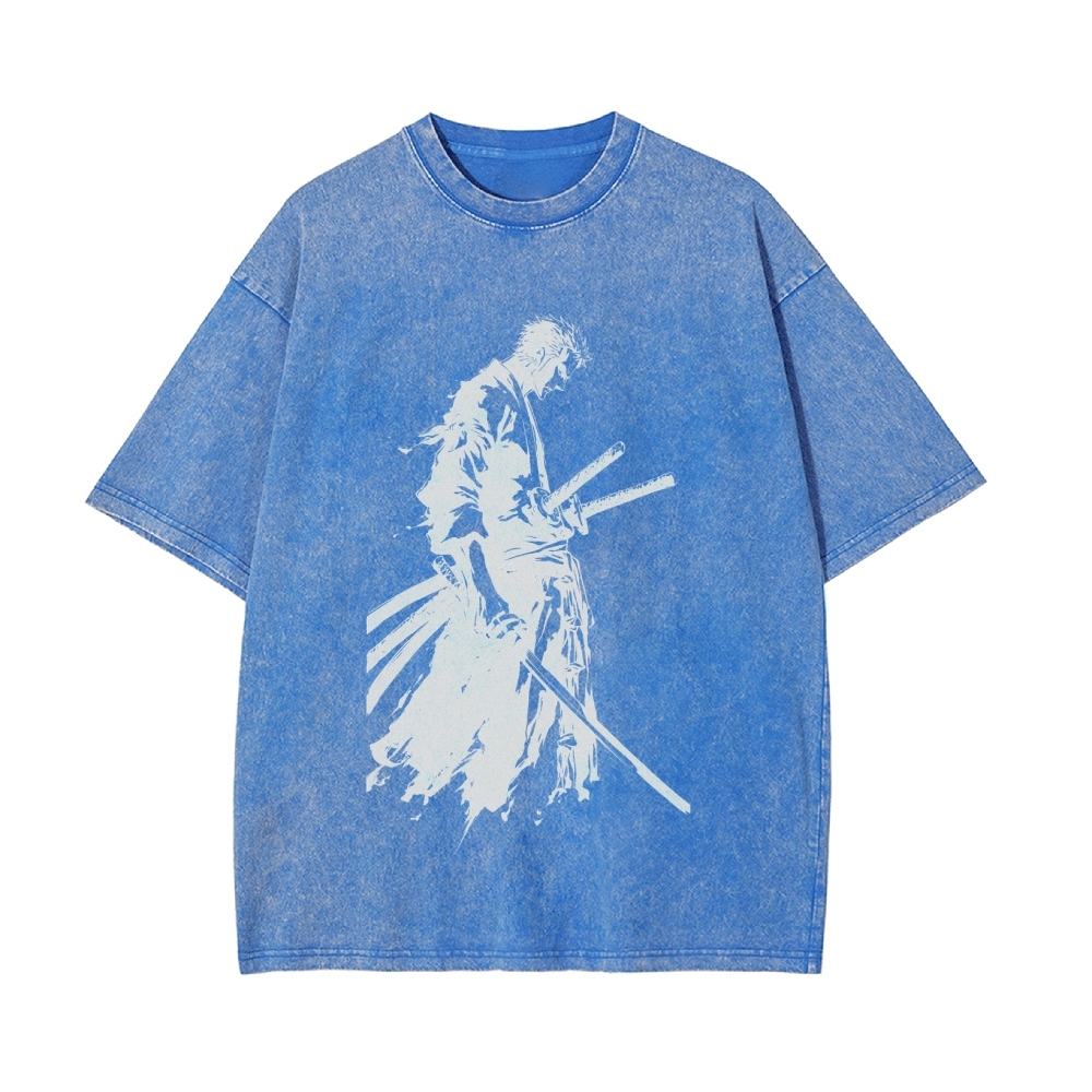 Zoro Vintage Oversized T-Shirt | One Piece-Teegamechanger