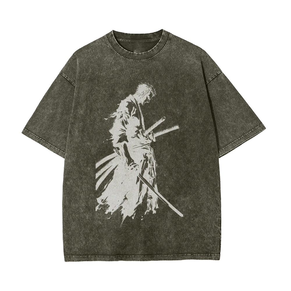 Zoro Vintage Oversized T-Shirt | One Piece-Teegamechanger