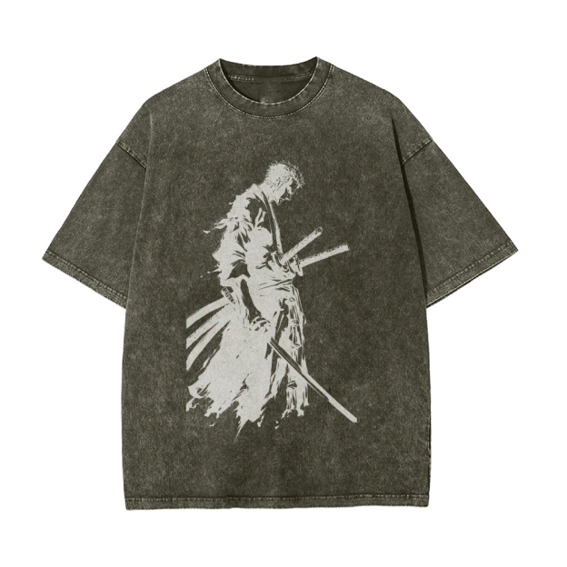 Zoro Vintage Oversized T-Shirt | One Piece-Teegamechanger
