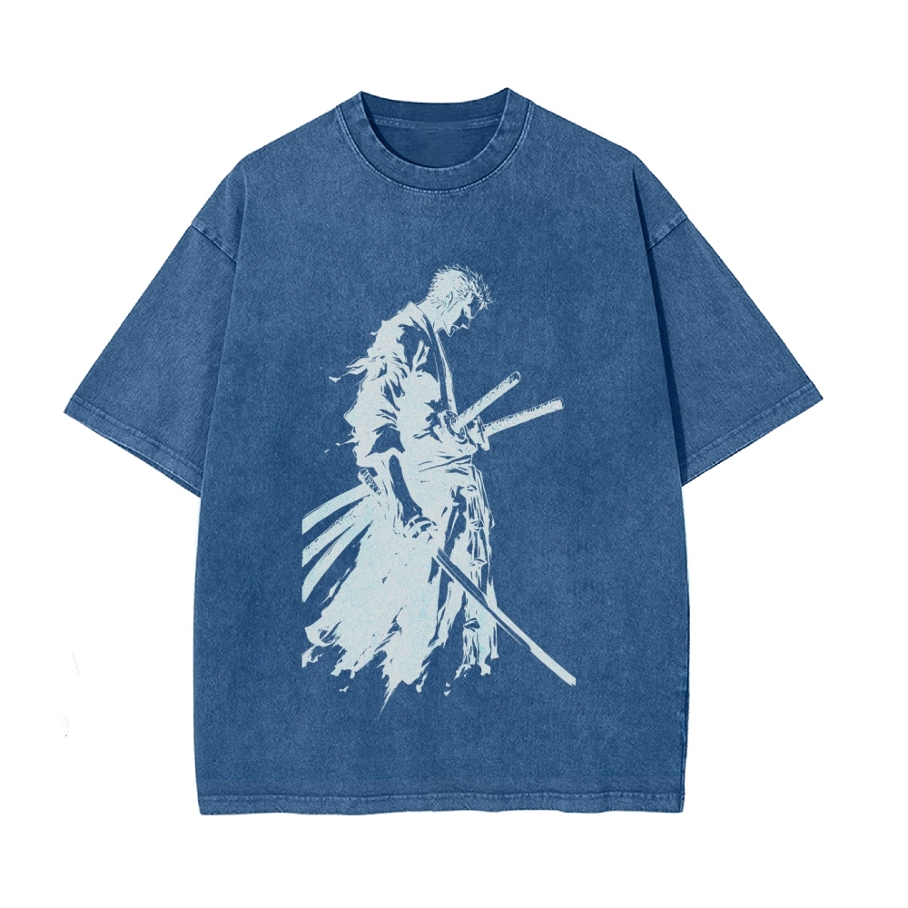 Zoro Vintage Oversized T-Shirt | One Piece-Teegamechanger