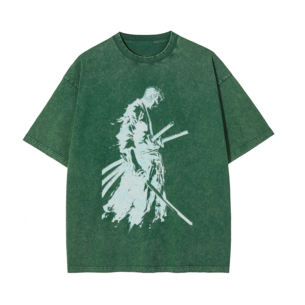 Zoro Vintage Oversized T-Shirt | One Piece-Teegamechanger