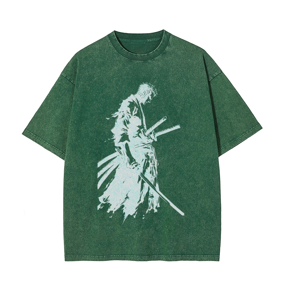 Zoro Vintage Oversized T-Shirt | One Piece-Teegamechanger