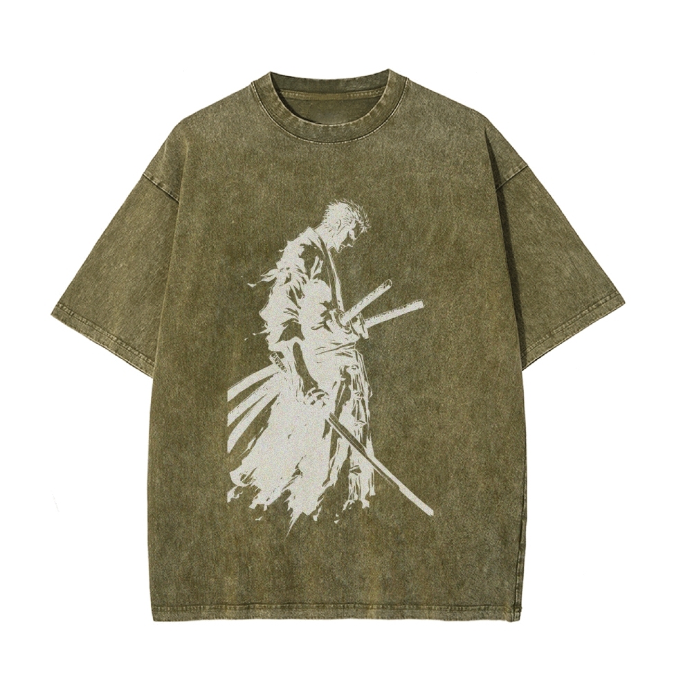 Zoro Vintage Oversized T-Shirt | One Piece-Teegamechanger