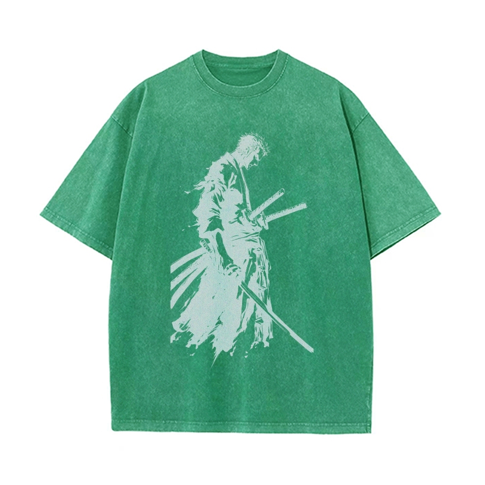 Zoro Vintage Oversized T-Shirt | One Piece-Teegamechanger