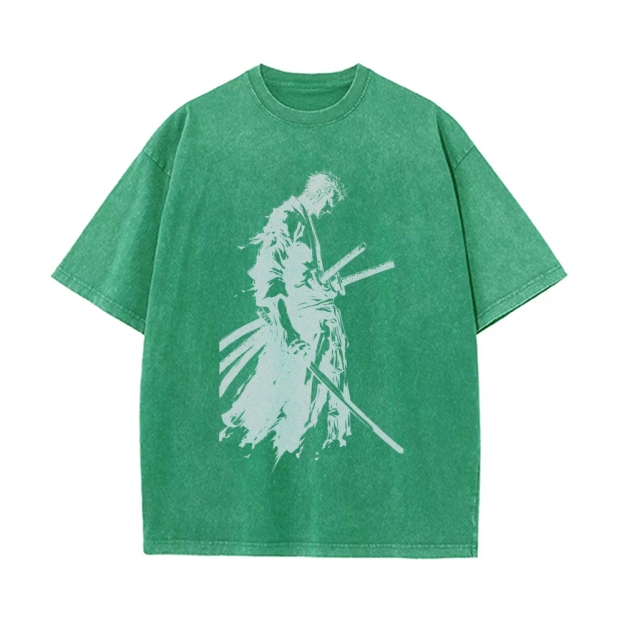 Zoro Vintage Oversized T-Shirt | One Piece-Teegamechanger