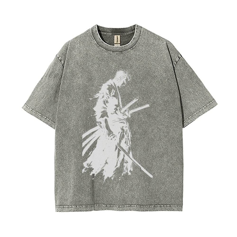 Zoro Vintage Oversized T-Shirt | One Piece-Teegamechanger