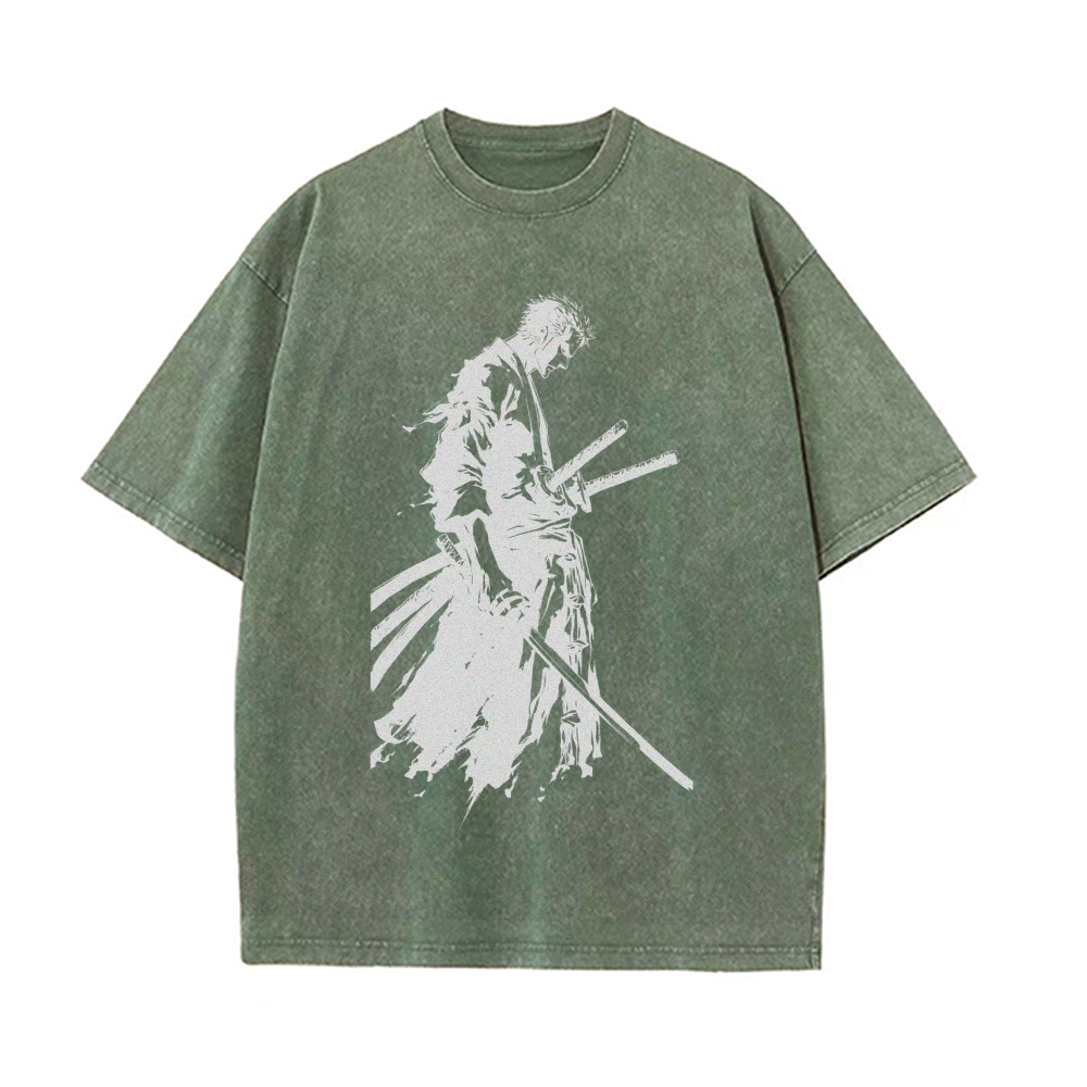 Zoro Vintage Oversized T-Shirt | One Piece-Teegamechanger