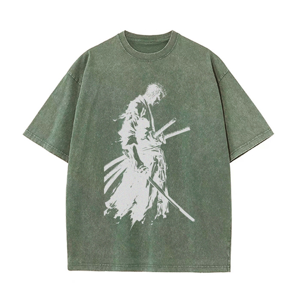 Zoro Vintage Oversized T-Shirt | One Piece-Teegamechanger