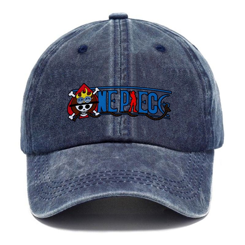 Unisex Vintage Fashion Casual Washed Hat 02 | One Piece-Teegamechanger