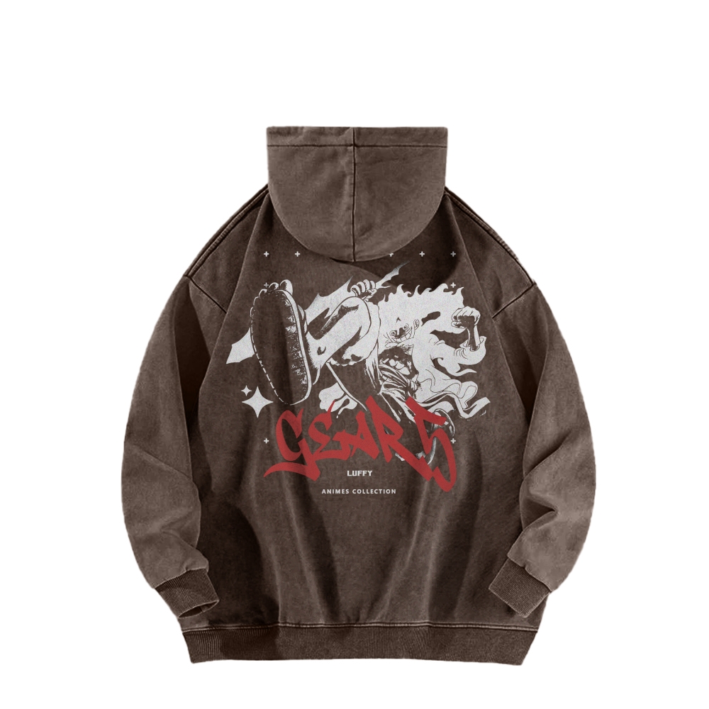 Luffy Vintage Hoodie | One Piece-Teegamechanger