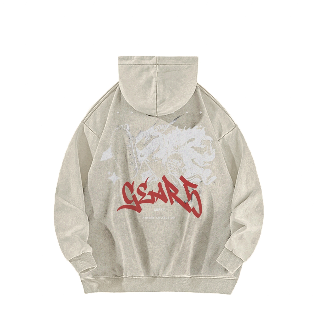 Luffy Vintage Hoodie | One Piece-Teegamechanger