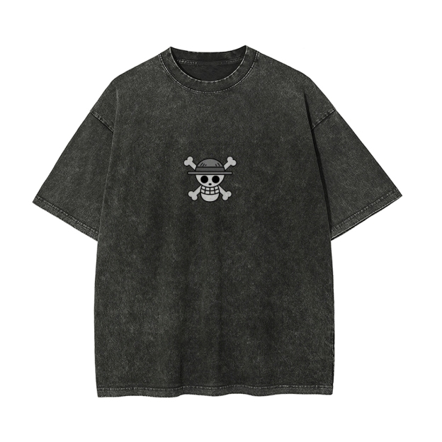 MONKEY D LUFFY Vintage Oversized T-Shirt | ONE PIECE-Teegamechanger