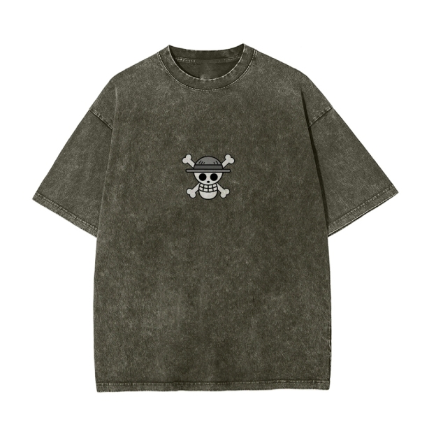 MONKEY D LUFFY Vintage Oversized T-Shirt | ONE PIECE-Teegamechanger