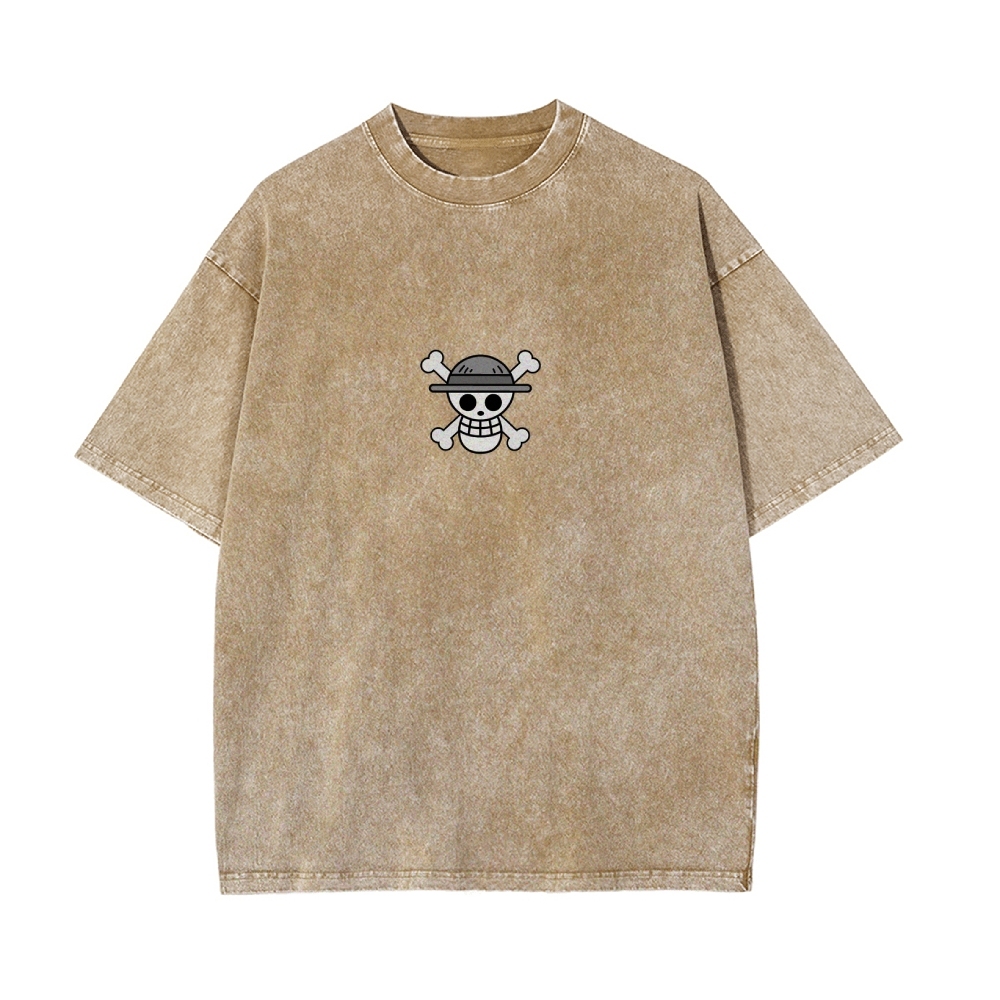 MONKEY D LUFFY Vintage Oversized T-Shirt | ONE PIECE-Teegamechanger