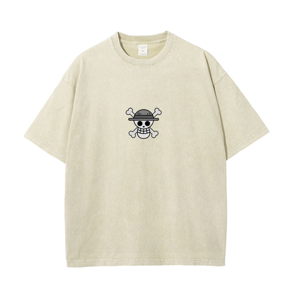 MONKEY D LUFFY Vintage Oversized T-Shirt | ONE PIECE-Teegamechanger
