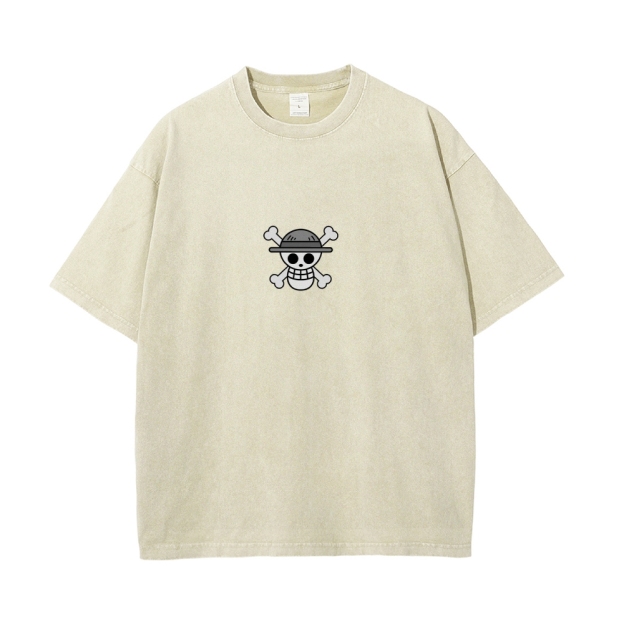 MONKEY D LUFFY Vintage Oversized T-Shirt | ONE PIECE-Teegamechanger