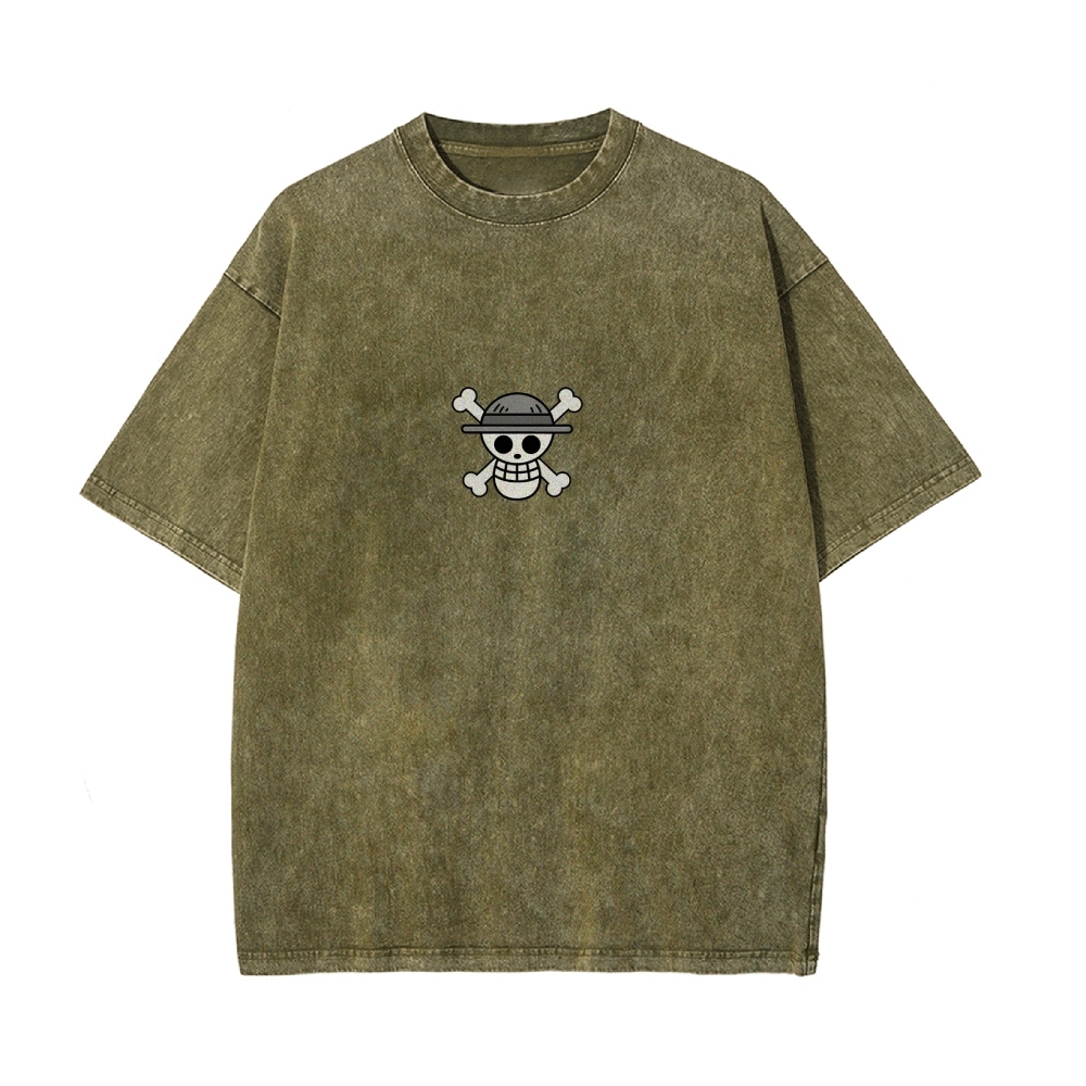 MONKEY D LUFFY Vintage Oversized T-Shirt | ONE PIECE-Teegamechanger