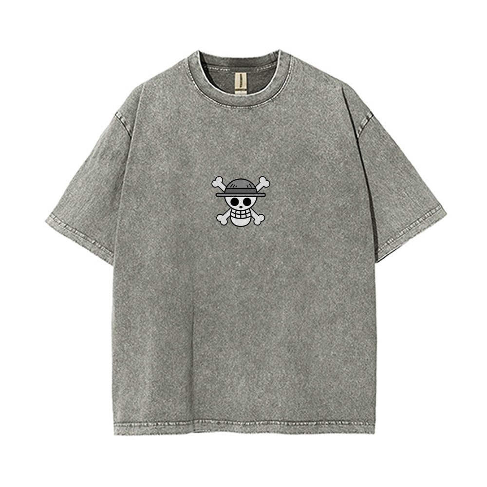 MONKEY D LUFFY Vintage Oversized T-Shirt | ONE PIECE-Teegamechanger
