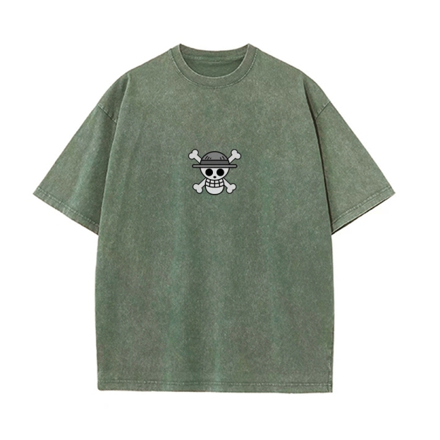 MONKEY D LUFFY Vintage Oversized T-Shirt | ONE PIECE-Teegamechanger