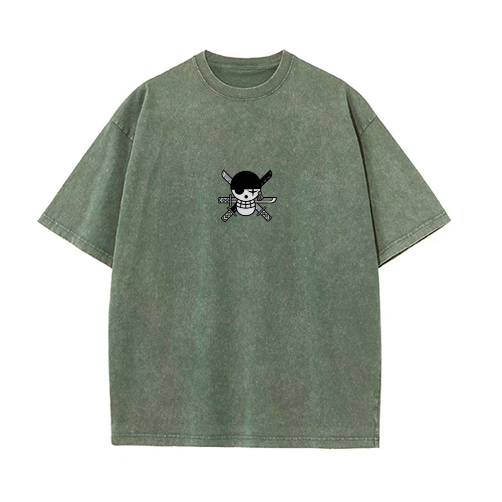 RORONOA ZORO Vintage Oversized T-Shirt | ONE PIECE-Teegamechanger