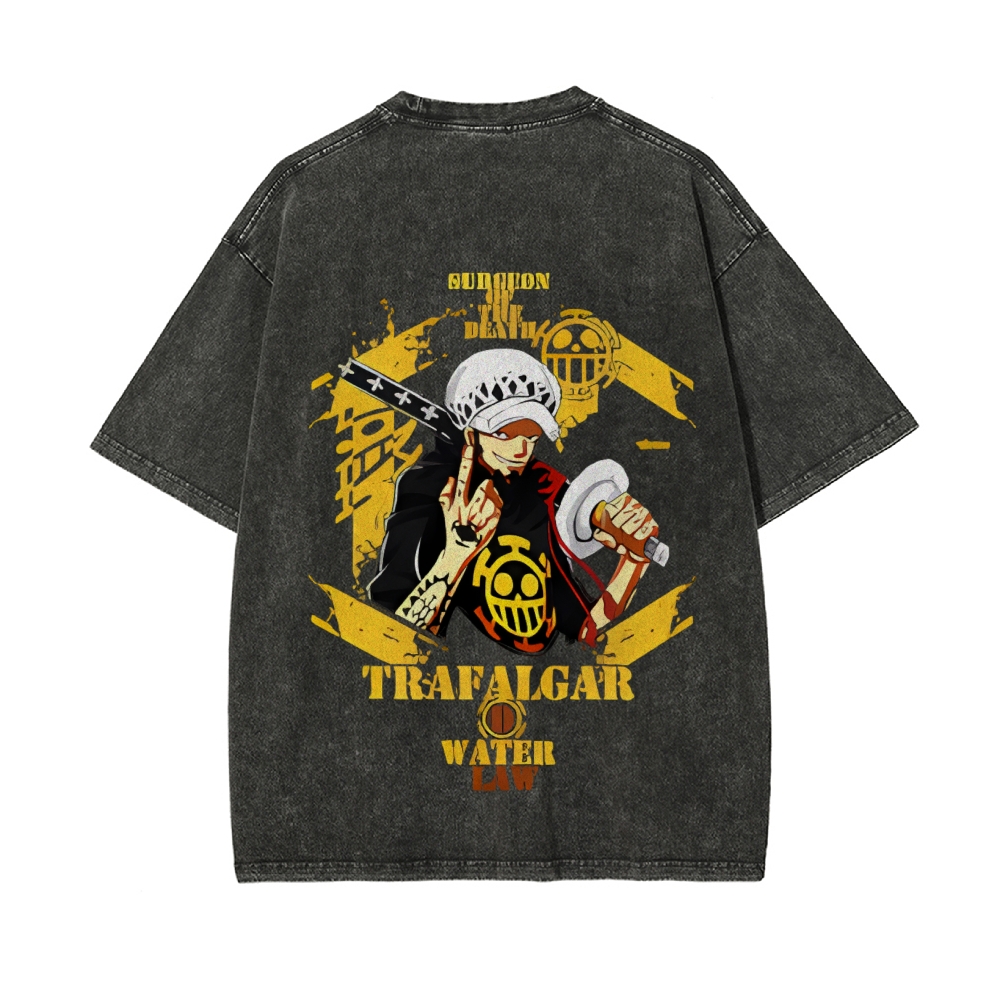 Trafalgar·Law Vintage Oversized T-Shirt | One Piece-Teegamechanger