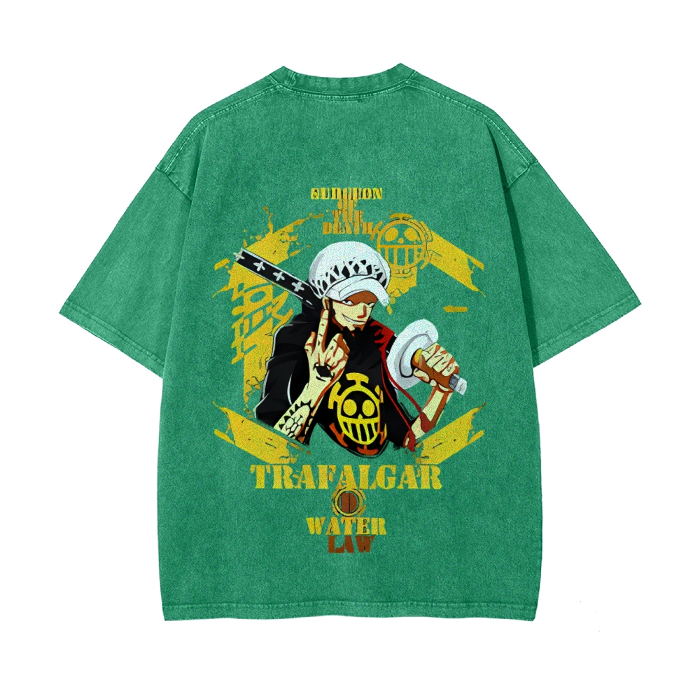 Trafalgar·Law Vintage Oversized T-Shirt | One Piece-Teegamechanger