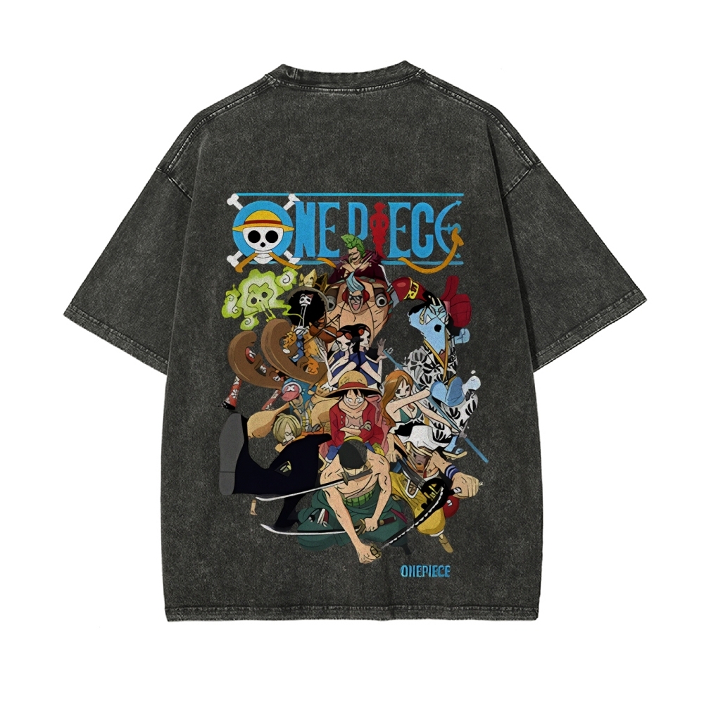Luffy Vintage Oversized T-Shirt | One Piece-Teegamechanger