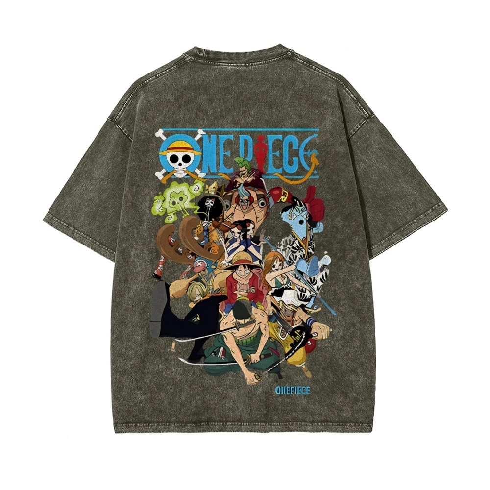 Luffy Vintage Oversized T-Shirt | One Piece-Teegamechanger
