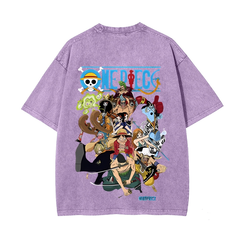 Luffy Vintage Oversized T-Shirt | One Piece-Teegamechanger