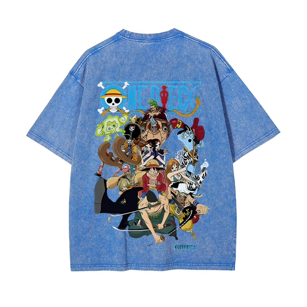 Luffy Vintage Oversized T-Shirt | One Piece-Teegamechanger