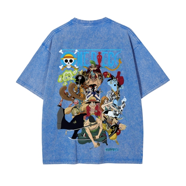 Luffy Vintage Oversized T-Shirt | One Piece-Teegamechanger