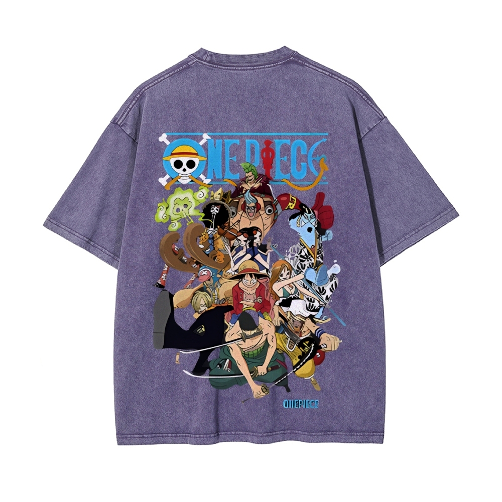 Luffy Vintage Oversized T-Shirt | One Piece-Teegamechanger