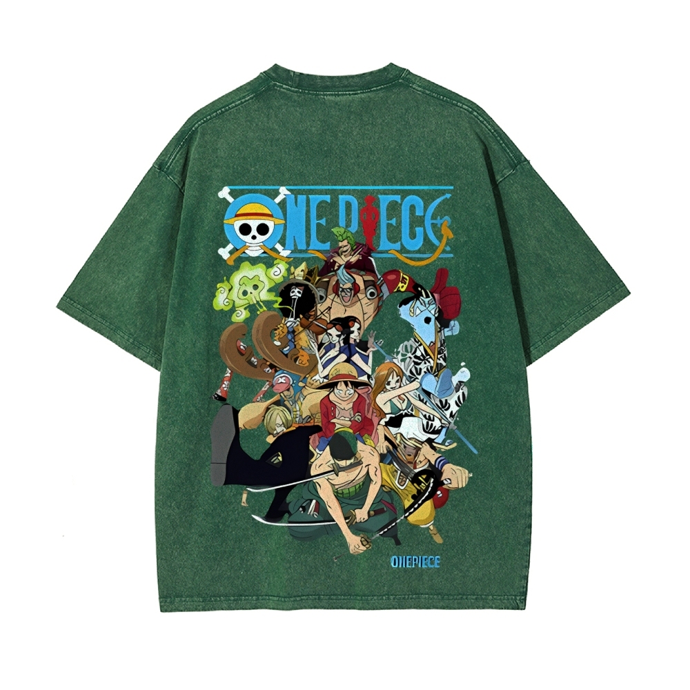 Luffy Vintage Oversized T-Shirt | One Piece-Teegamechanger