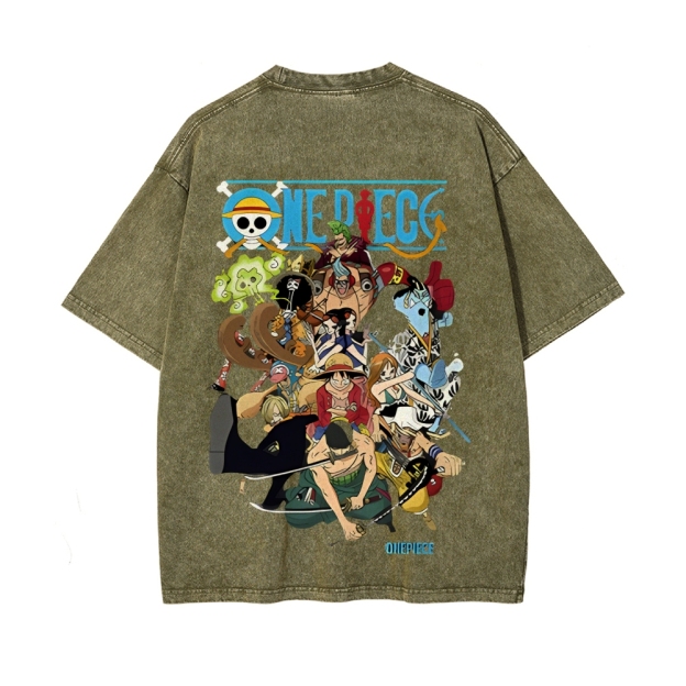 Luffy Vintage Oversized T-Shirt | One Piece-Teegamechanger