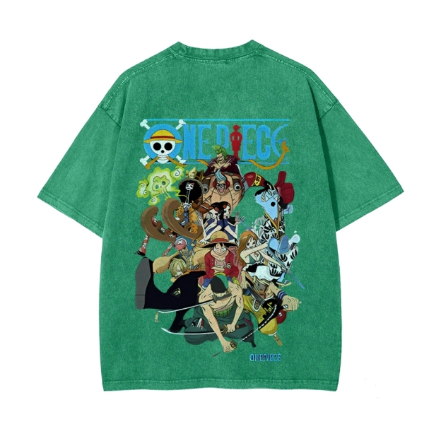 Luffy Vintage Oversized T-Shirt | One Piece-Teegamechanger