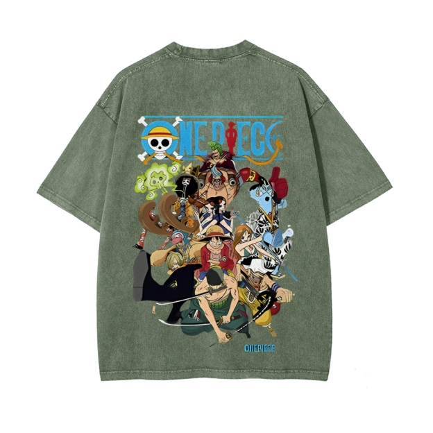 Luffy Vintage Oversized T-Shirt | One Piece-Teegamechanger
