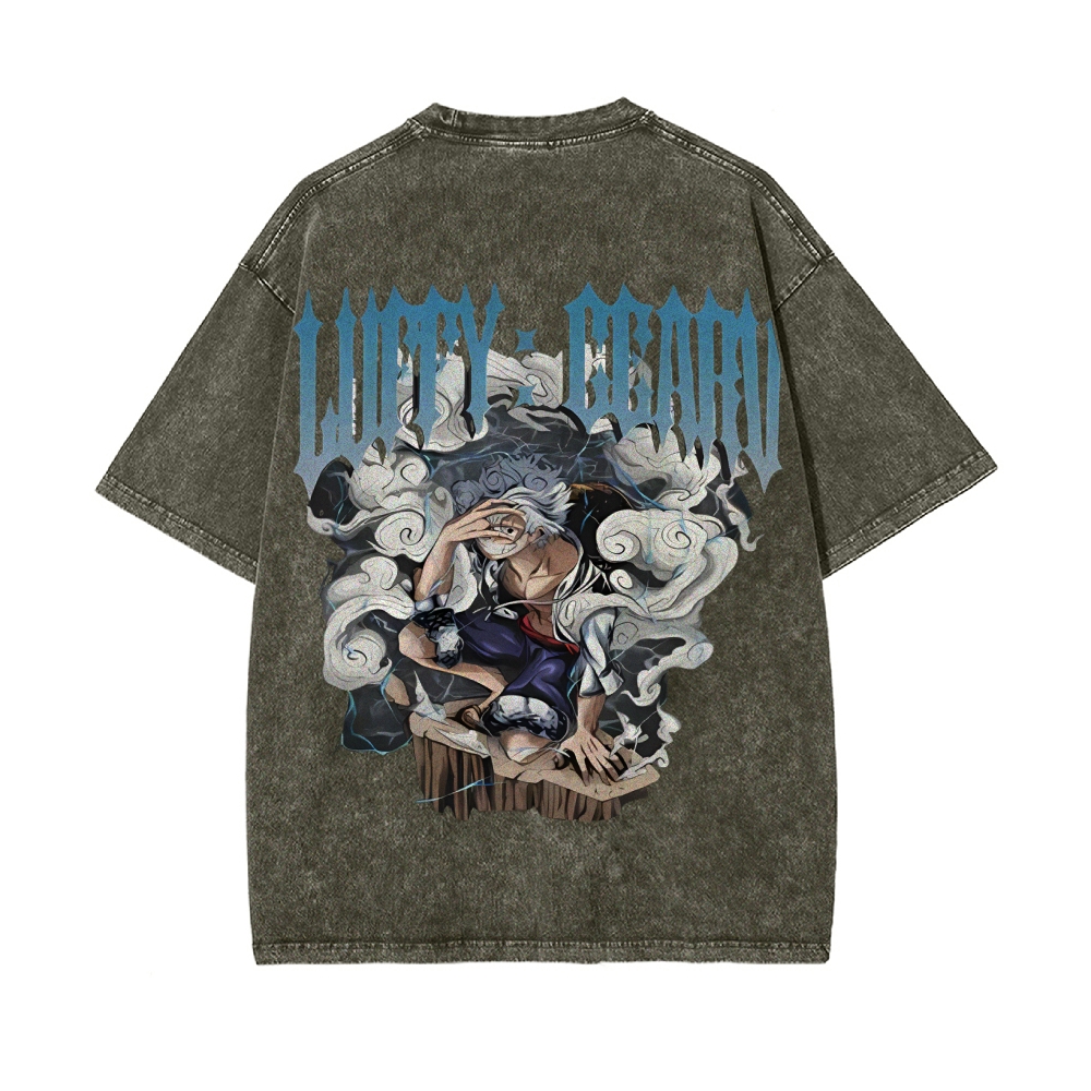 Luffy Vintage Oversized T-Shirt | One Piece-Teegamechanger