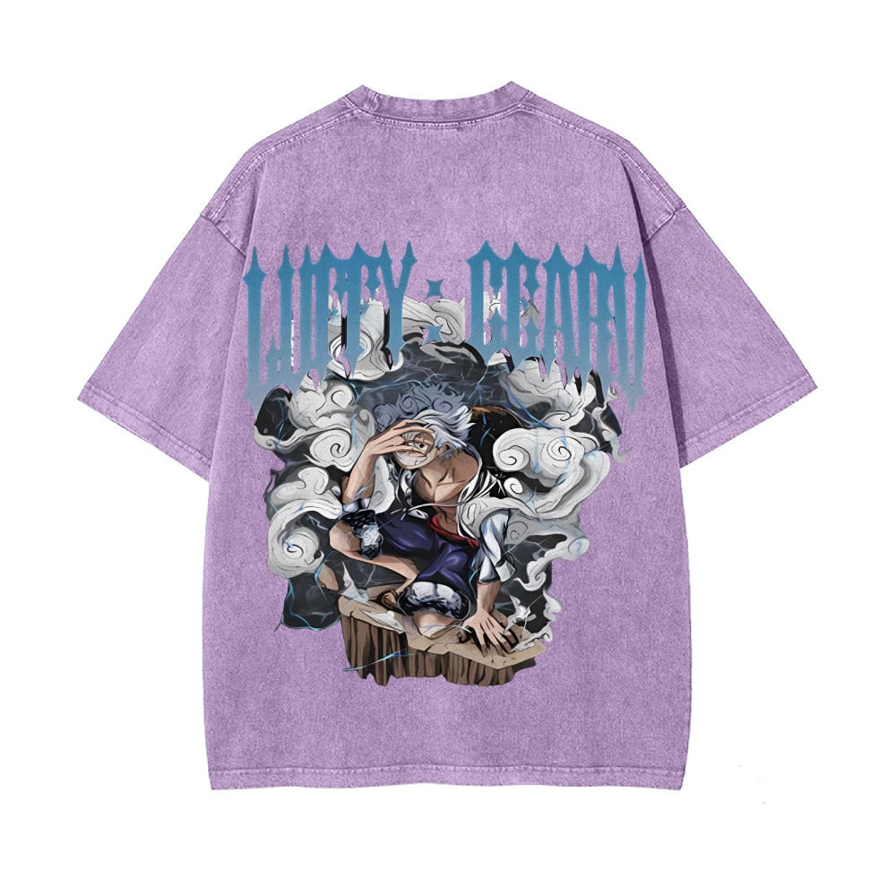 Luffy Vintage Oversized T-Shirt | One Piece-Teegamechanger