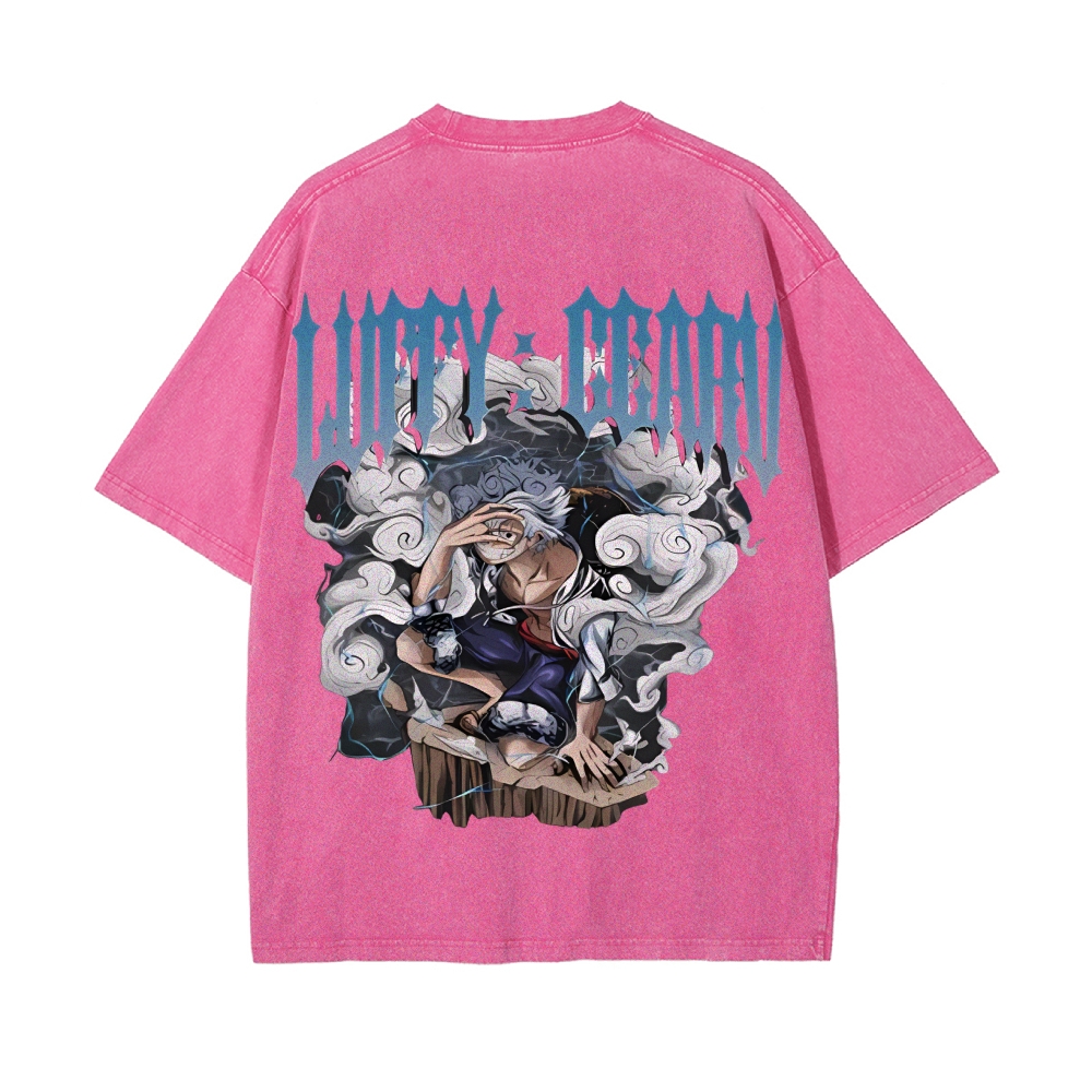 Luffy Vintage Oversized T-Shirt | One Piece-Teegamechanger